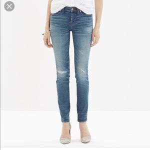 Madewell Skinny Skinny Rip and Repair Edition